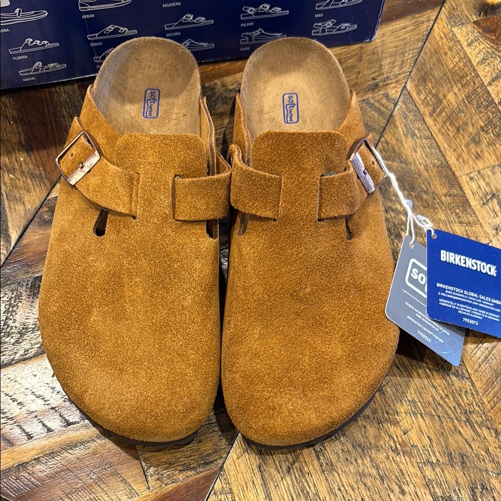 Birkenstock Boston BS Clogs - Mink Brown - Picture 2 of 3